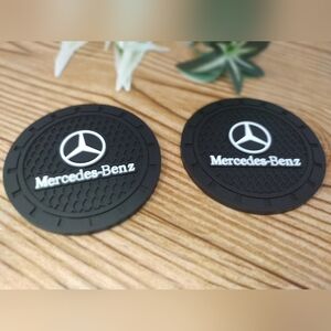 Car Cup Holders Mercedes Logo Set Of 2